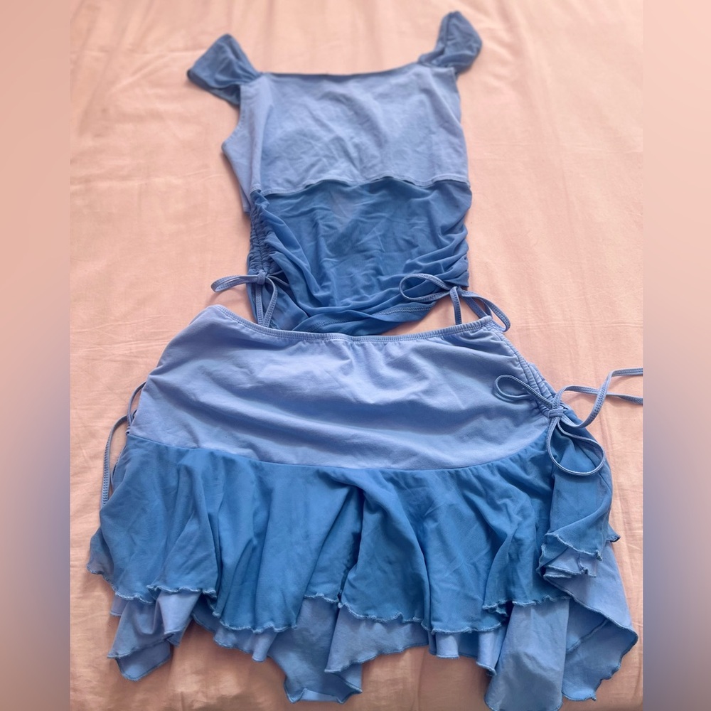 Current Mood Sky Blue Mesh Fairy Set - Picture 5 of 6